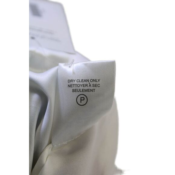 Alice + Olivia Womens Silk Floral Print Sleeveless Sheath Dress White Size L - Picture 6 of 6